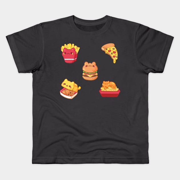 Fast Food Fun Kids T-Shirt by Stars&Sprinkles